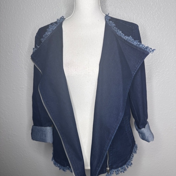 DG2 Diane Gilman denim Jacket - Picture 6 of 8